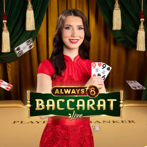Mesa simples de Live Baccarat no cassino ao vivo da Onabet.