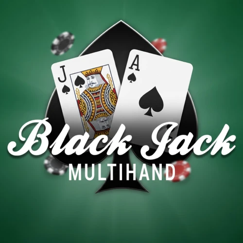 Mesa virtual de Blackjack Multihand para várias mãos no cassino Onabet.