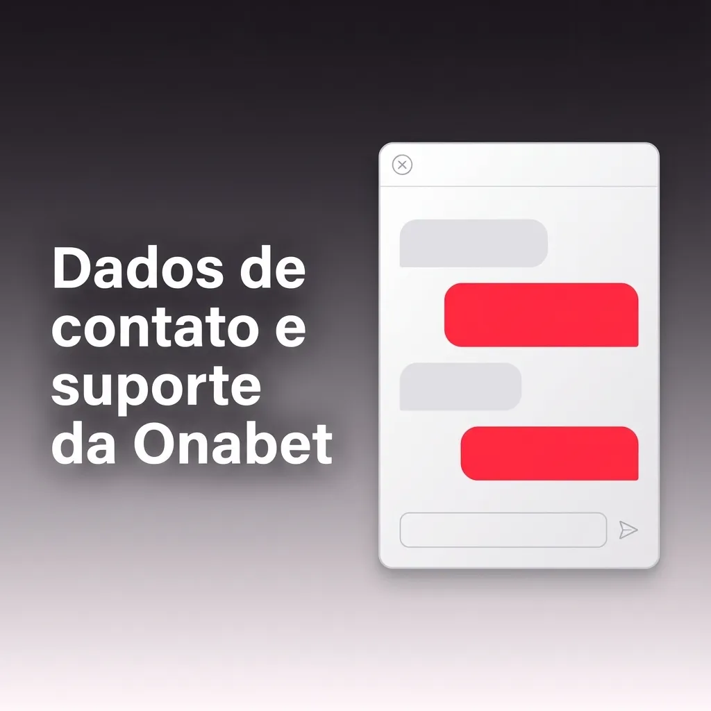 Tela da Onabet exibindo opções de suporte 24h: chat ao vivo, e-mail, formulário de contato e central de ajuda em português