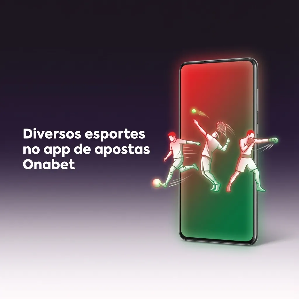 Tela do app Onabet mostrando ícones de diversos esportes e e‑sports disponíveis para apostas ao vivo e pré‑jogo