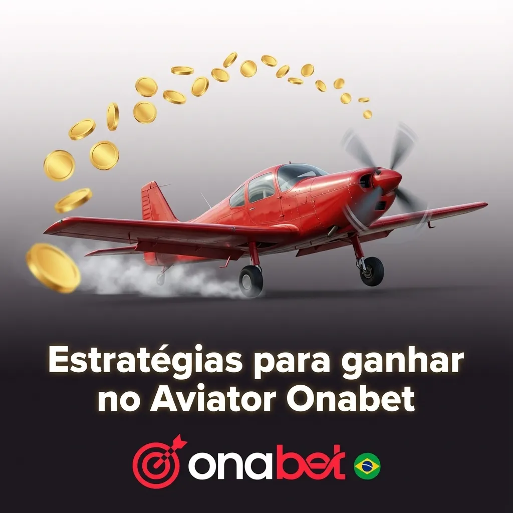 Tela do jogo Aviator Onabet com avião decolando e dicas de gestão de banca e metas de lucro ao lado