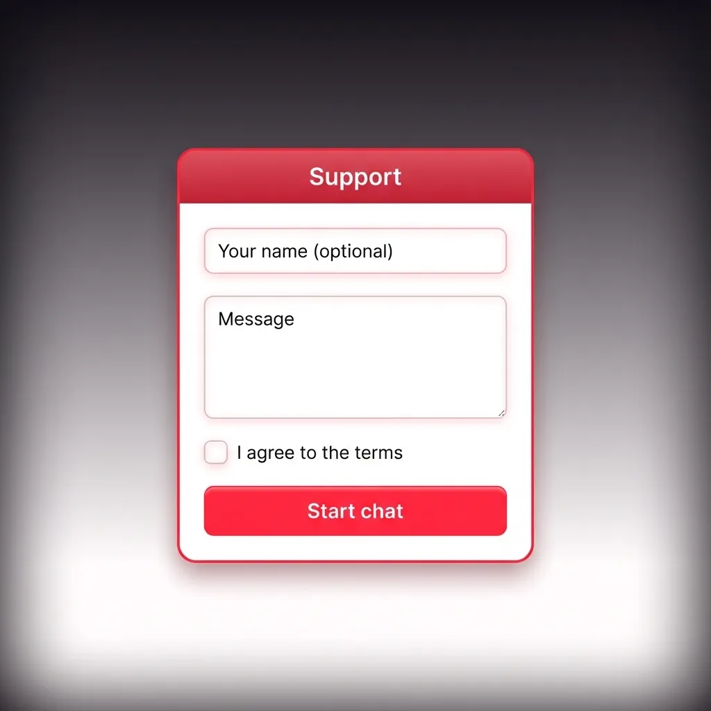 Ilustração de suporte Onabet com chat ao vivo, e‑mail e formulário de contato para jogadores do Brasil