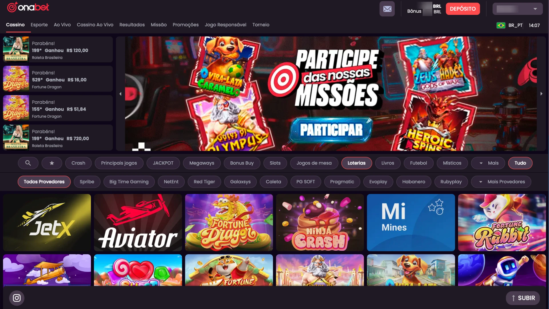 Opção para manter o login salvo com segurança no site da Onabet.