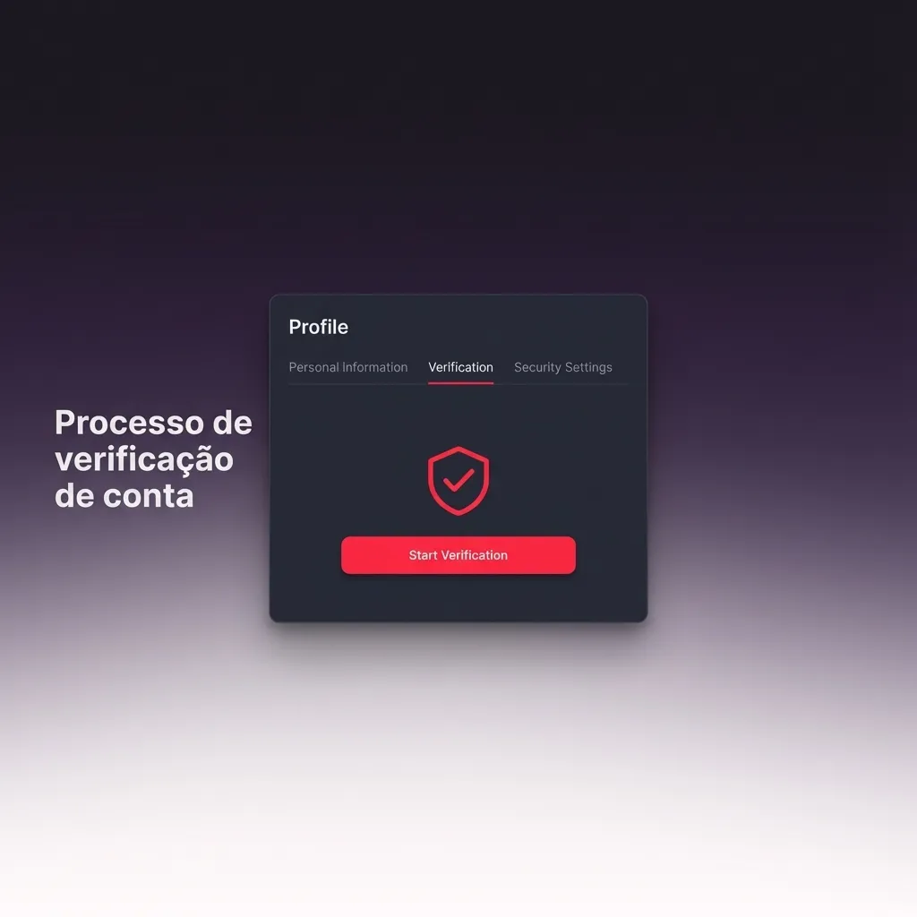 Ilustração de usuário verificando conta online, enviando documentos e protegendo saldo em plataforma financeira segura