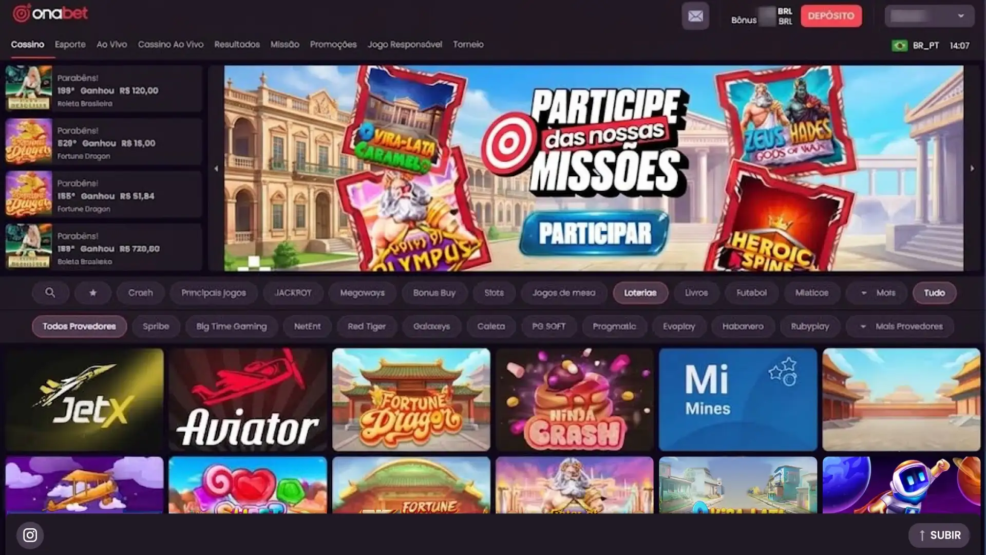 Opção para manter o login salvo com segurança no site da Onabet.
